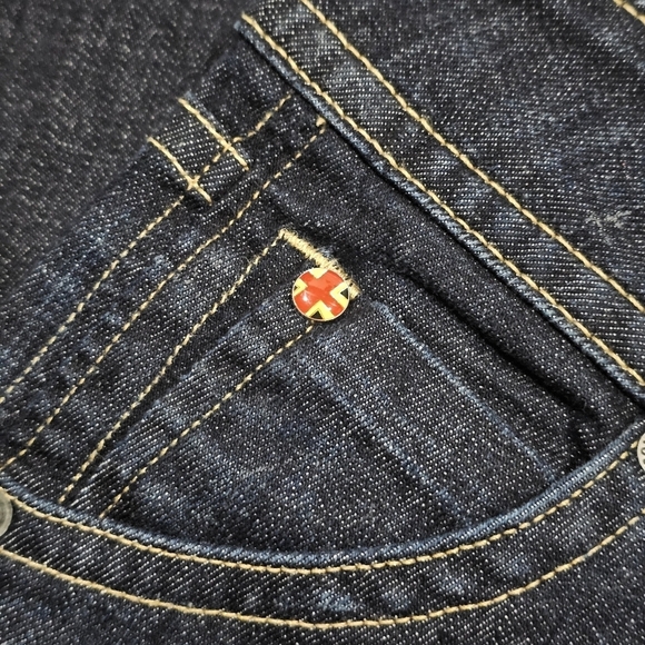 Hudson ✦ Beth Baby Bootcut Jeans ✦ Size 25 Majesty Wash Dark Denim EUC - Picture 6 of 16